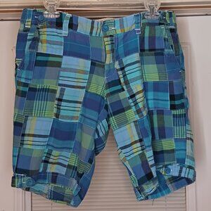 #306 Arizona Jean Co  Blue/Green shorts Size 11